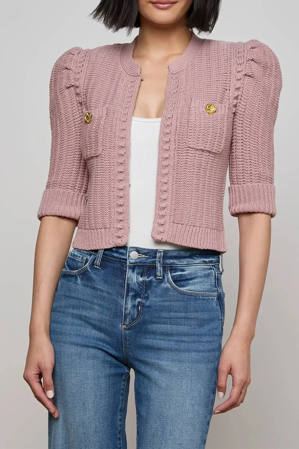 Delilah Crop Cardigan - Image 2