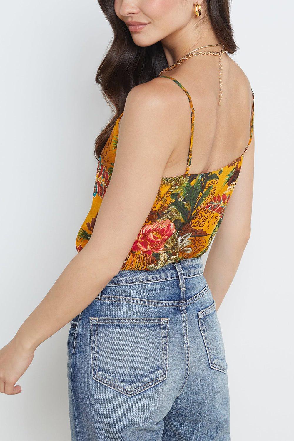 Jane Tank - Yellow Floral Jungle - Image 3