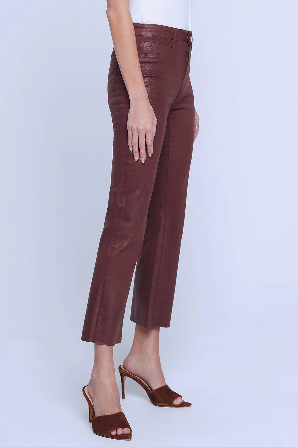 Kendra Flare Jeans - Dark Cinnamon - Image 2