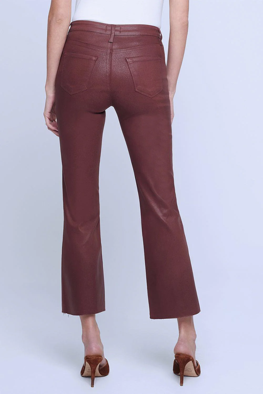 Kendra Flare Jeans - Dark Cinnamon - Image 3