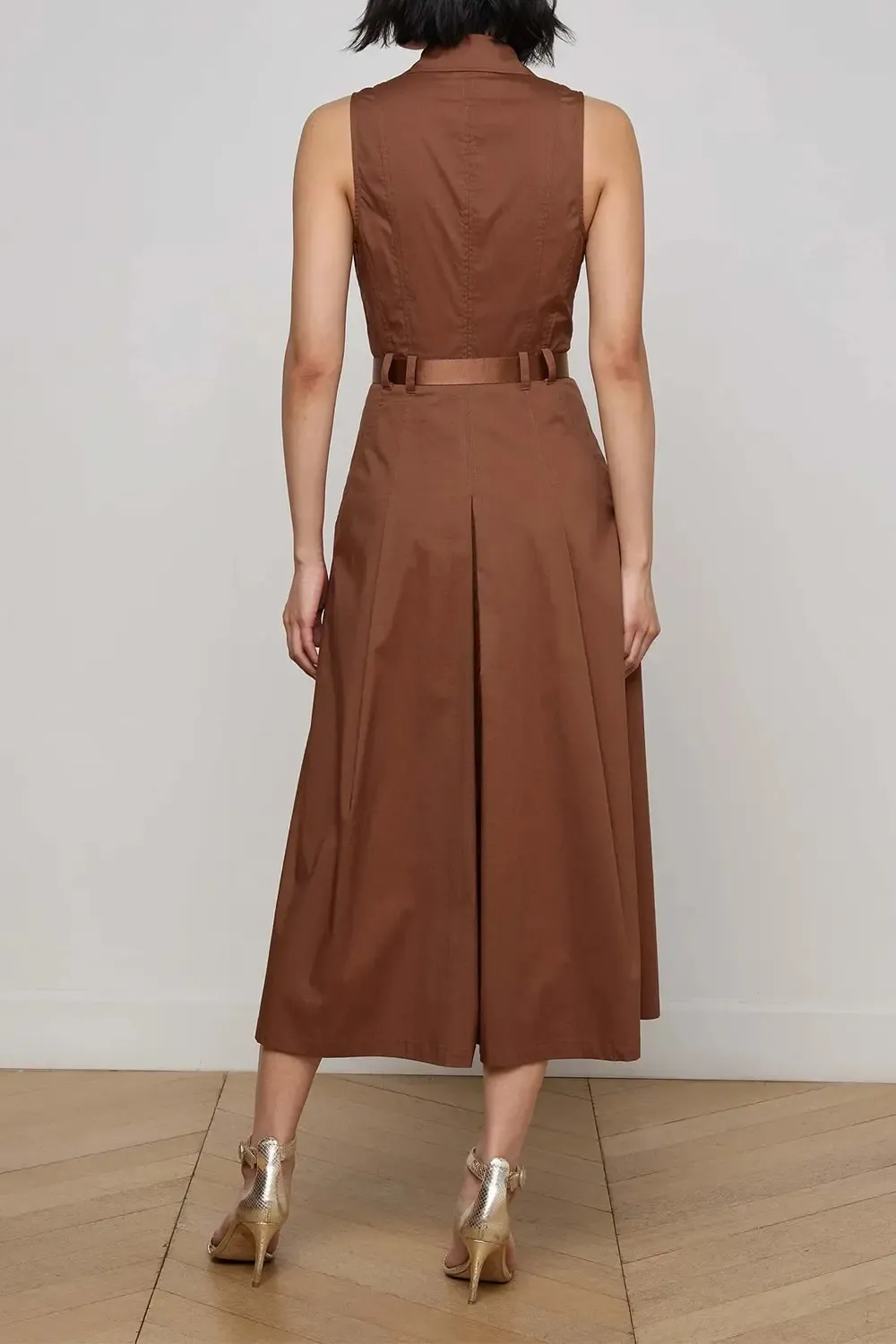 Kolton Midi Dress With Belt - Image 4