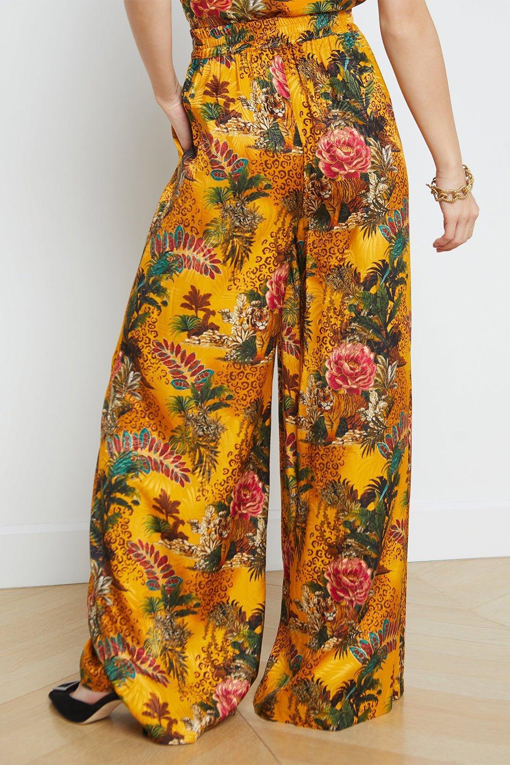 Lillian Pant - Yellow Floral Jungle - Image 2