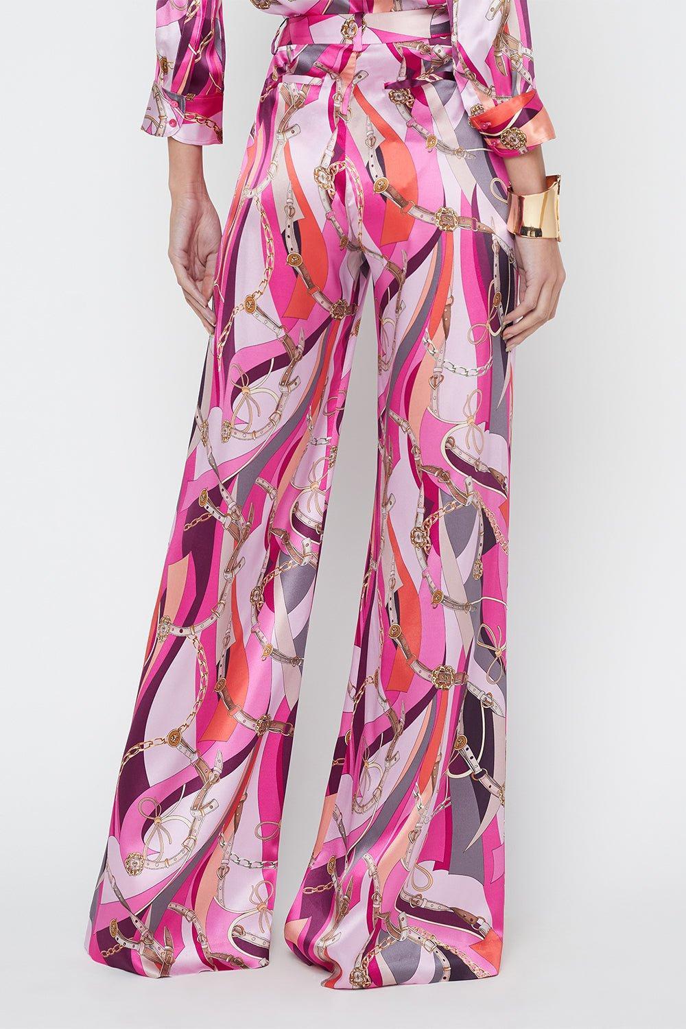 Pilar Pant - Pink Multi Buckle Swirl - Image 5