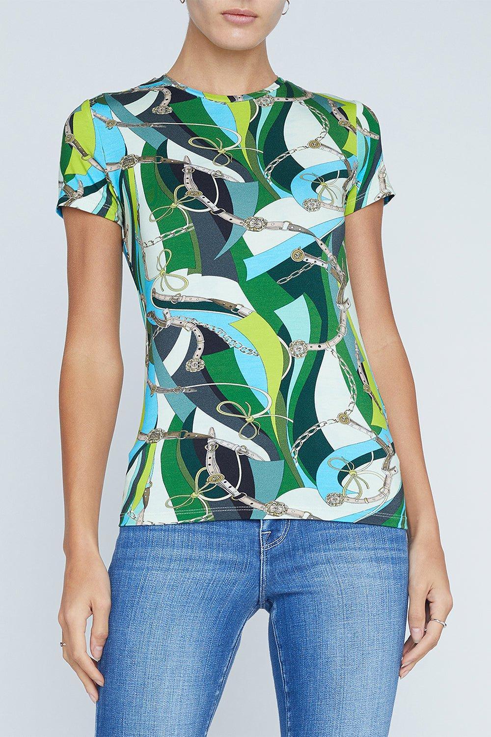 Ressi Tee - Sea Green Swirl - Image 2
