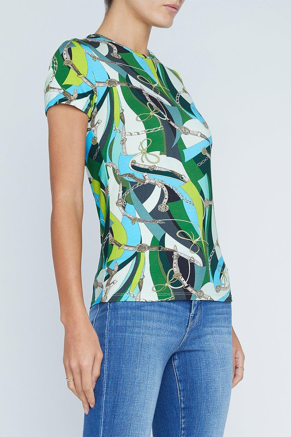 Ressi Tee - Sea Green Swirl - Image 4