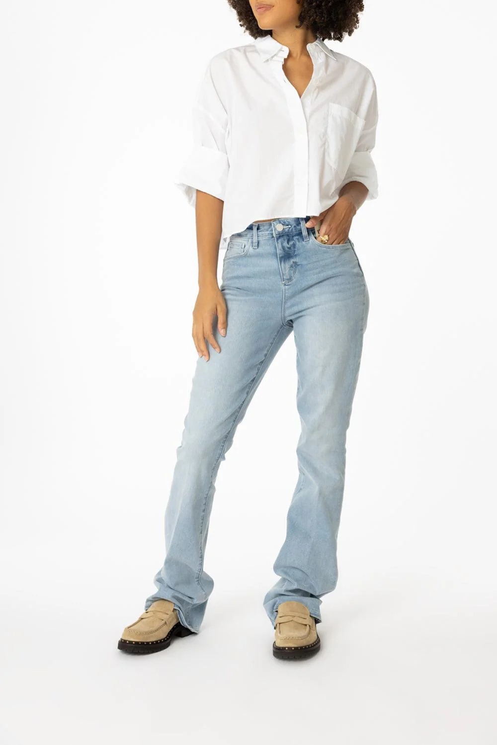 Selma Sleek Baby Boot Jeans - Image 2