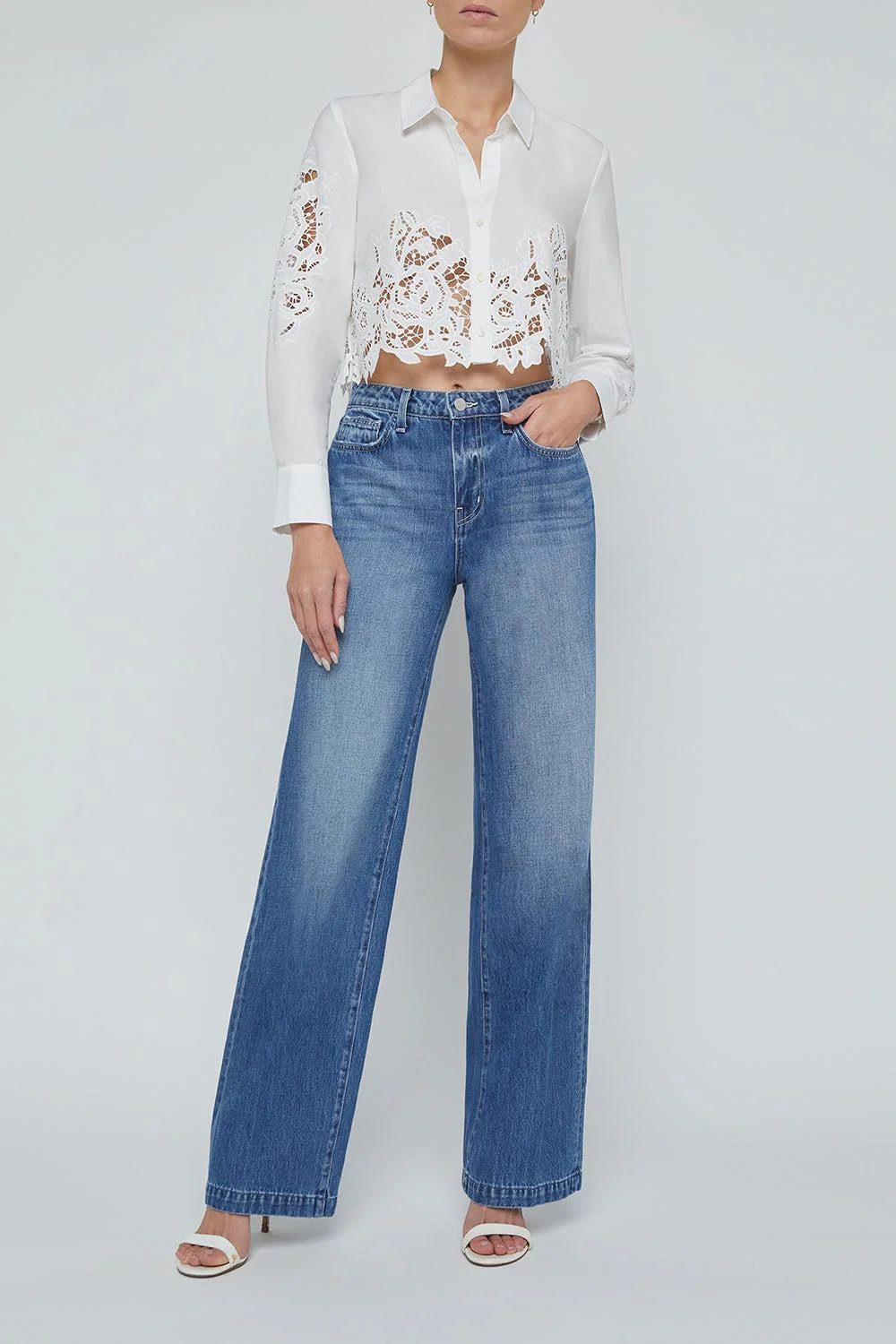 Seychelle Cropped Blouse - Image 2