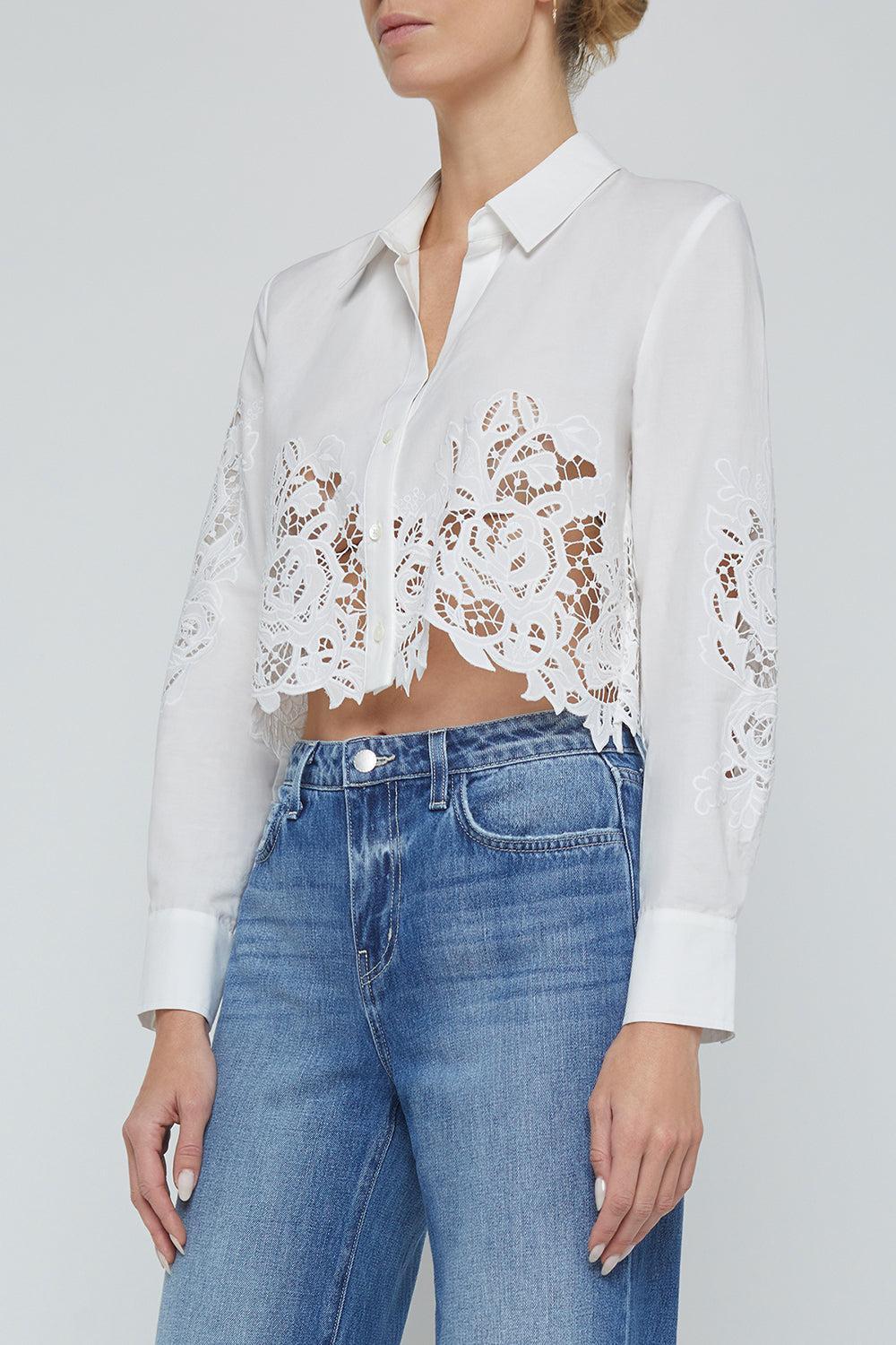 Seychelle Cropped Blouse - Image 4