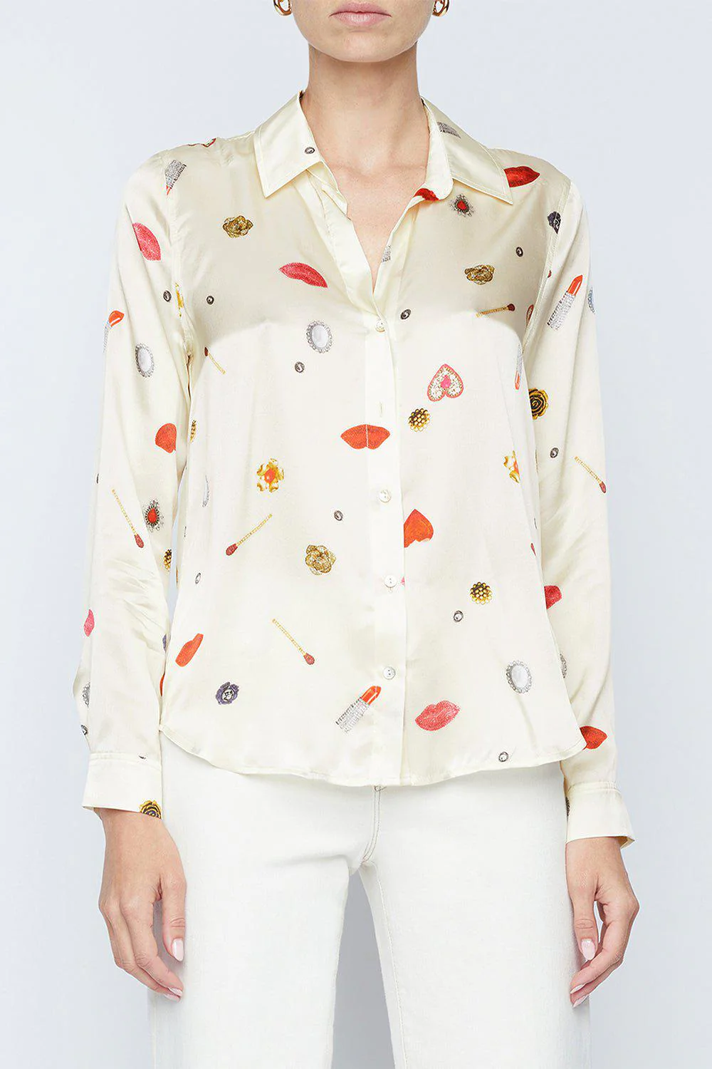 Tyler Blouse - Champagne Hearts - Image 2