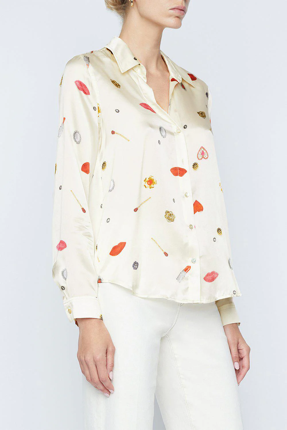 Tyler Blouse - Champagne Hearts - Image 4