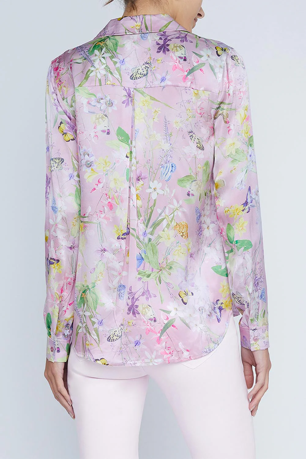 Tyler Blouse - Lilac Snow Botanical Butterfly - Image 2