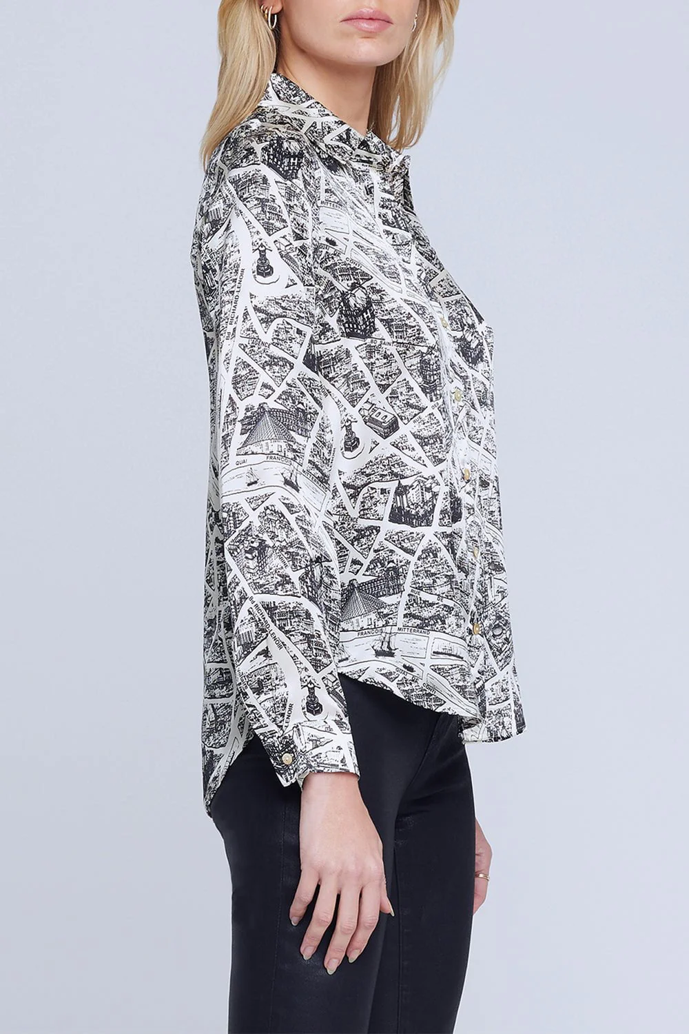 Tyler Blouse - Paris Map - Image 5
