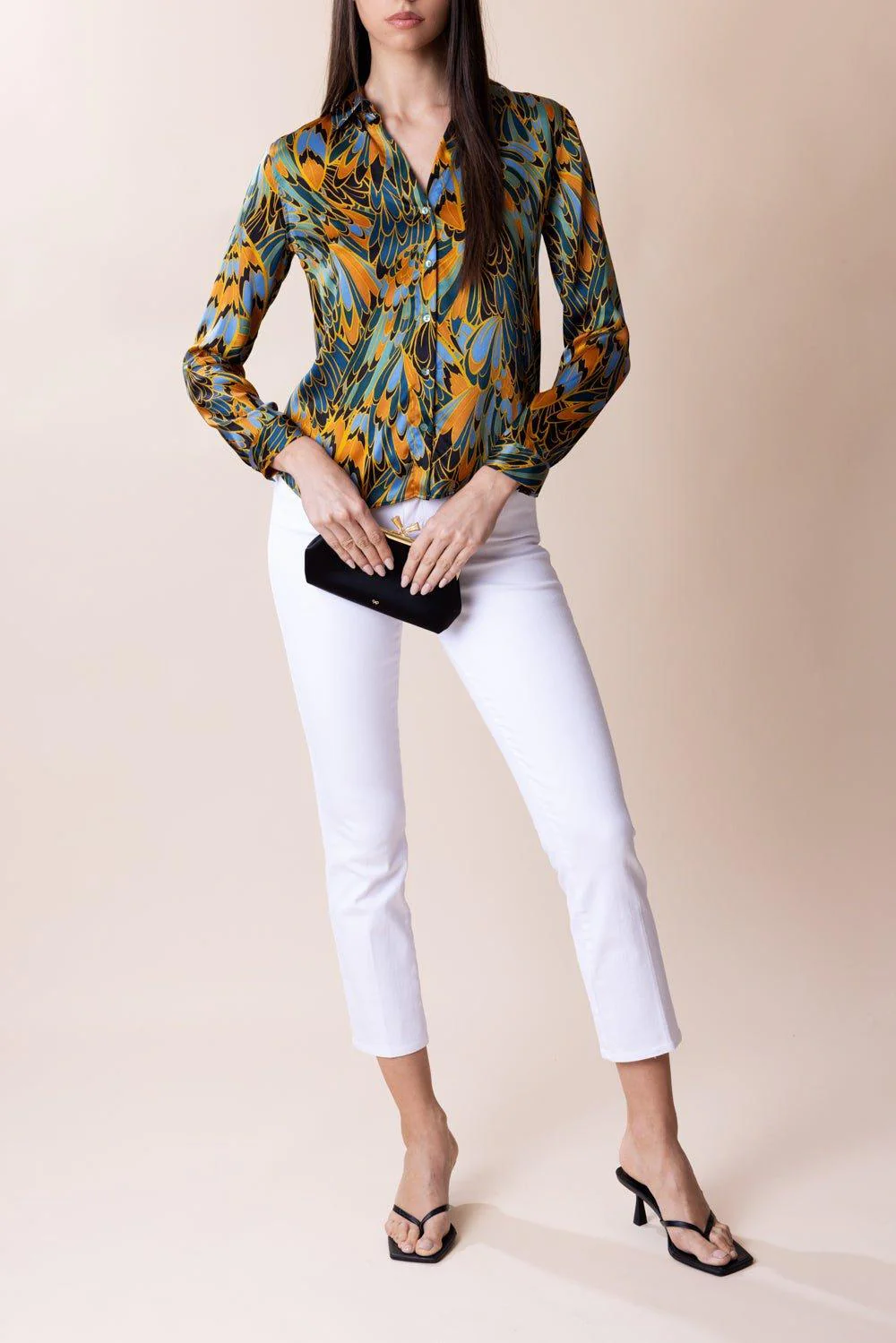 Tyler Blouse - Parrot Feather