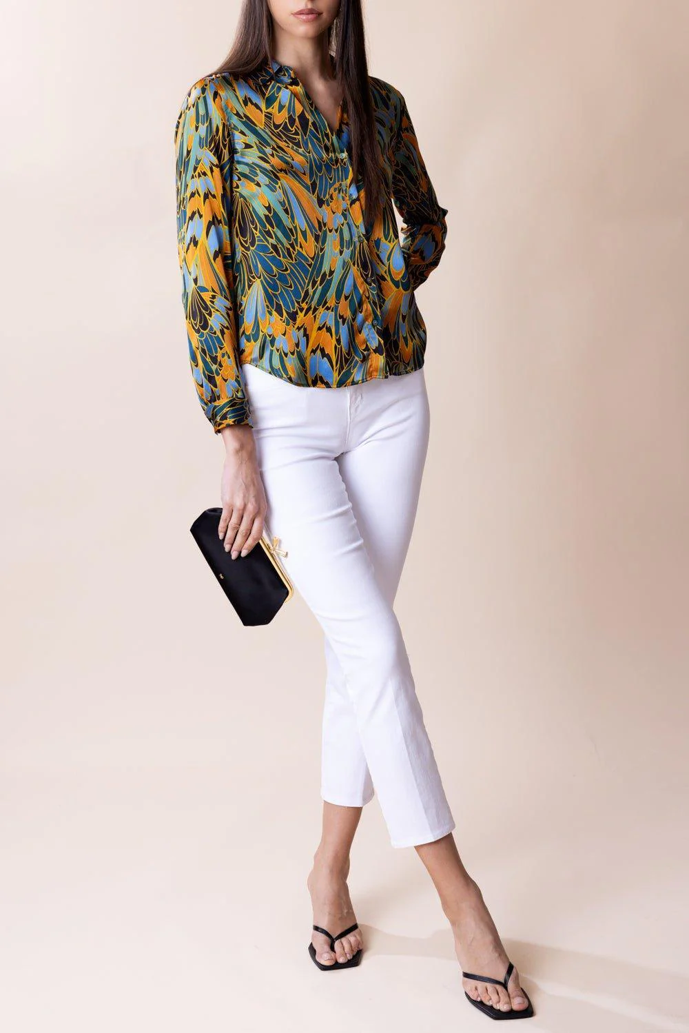 Tyler Blouse - Parrot Feather - Image 3