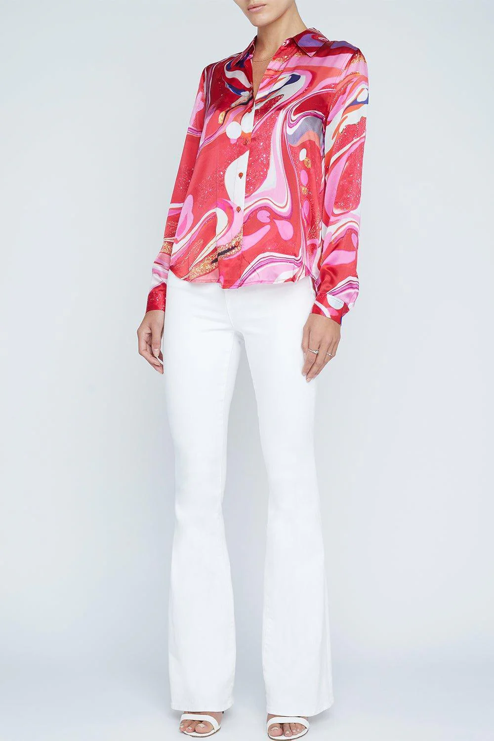Tyler Blouse - Pink Tie Dye - Image 3