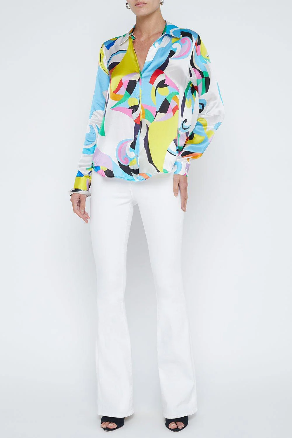 Tyler Blouse - Small Multi Kaleidoscope - Image 3