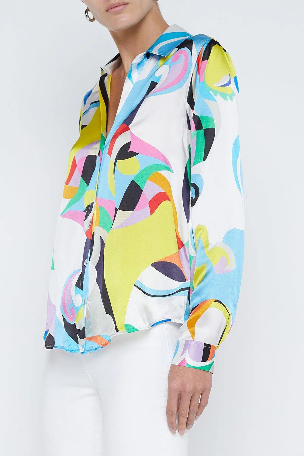 Tyler Blouse - Small Multi Kaleidoscope - Image 4