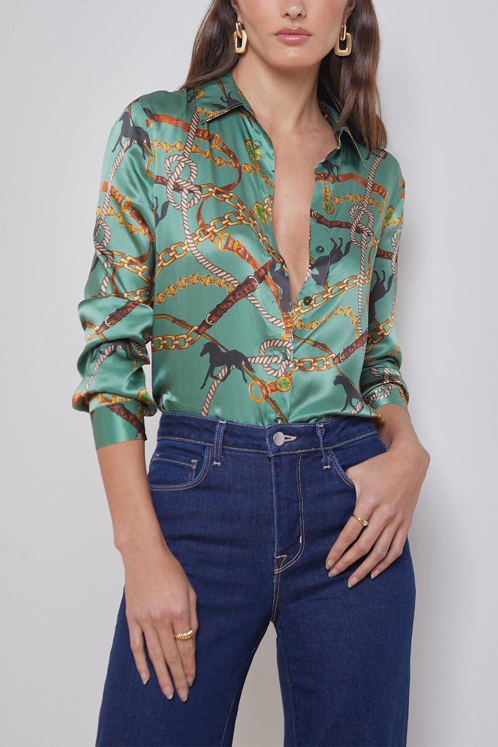 Tyler Blouse - Spruce Multi
