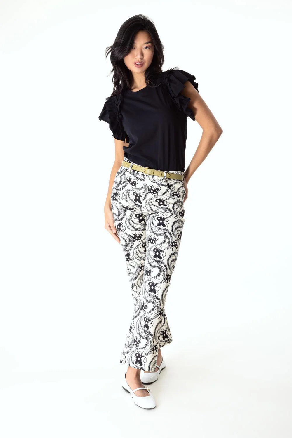 Cropped Flare Jean - Image 2