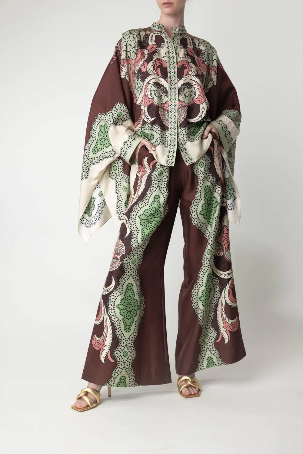 Foulard Shirt - Portal Placée Brown - Image 2