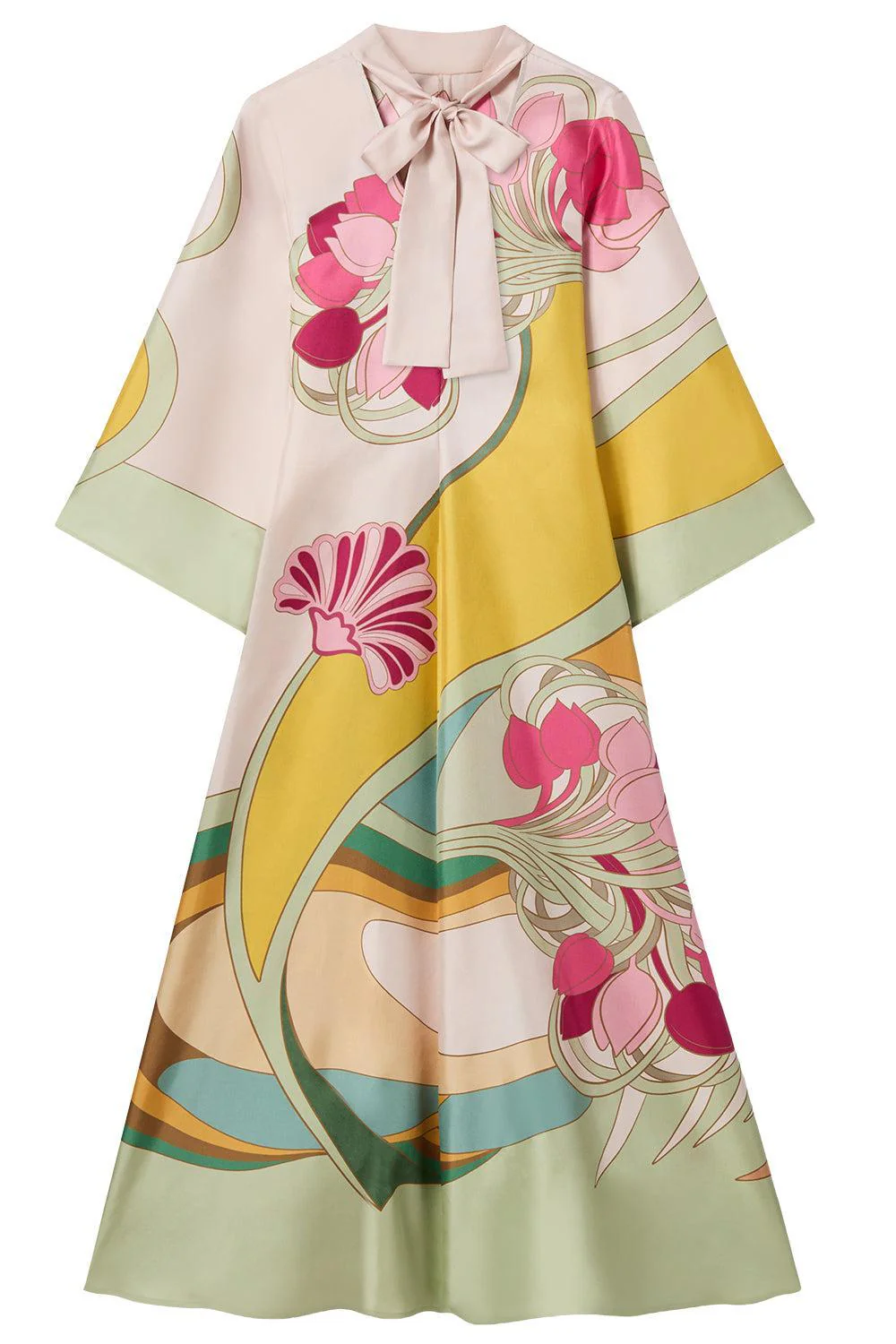 Magnifico Dress - Tulip Placee Green