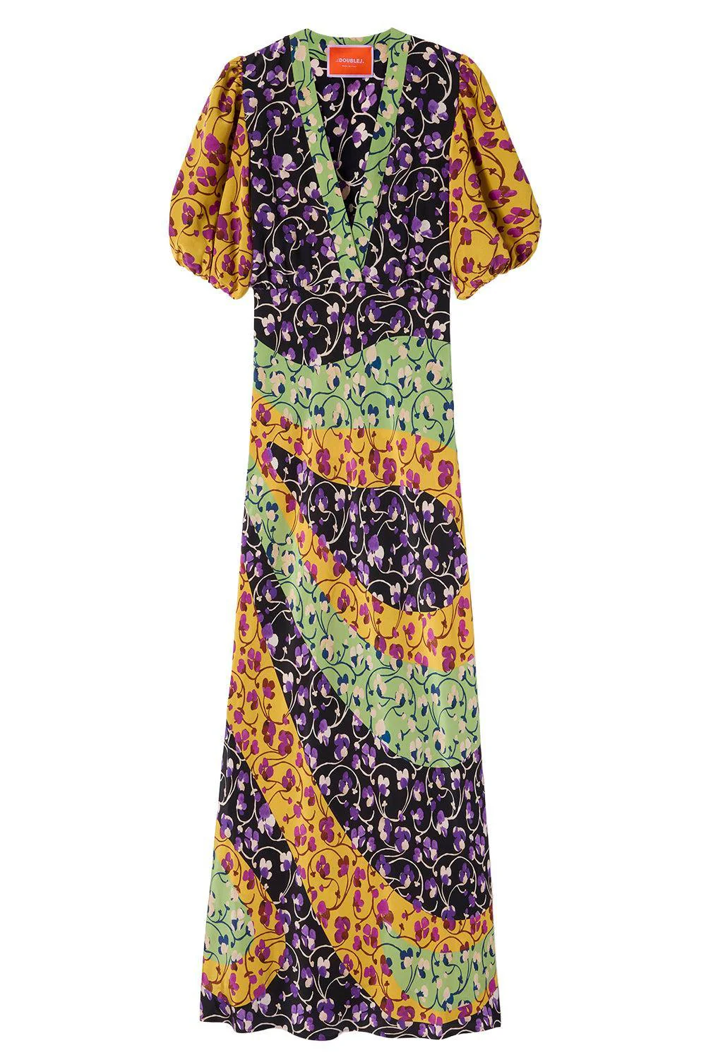 Marlene Dress - Honeysuckle Tricolor Placee