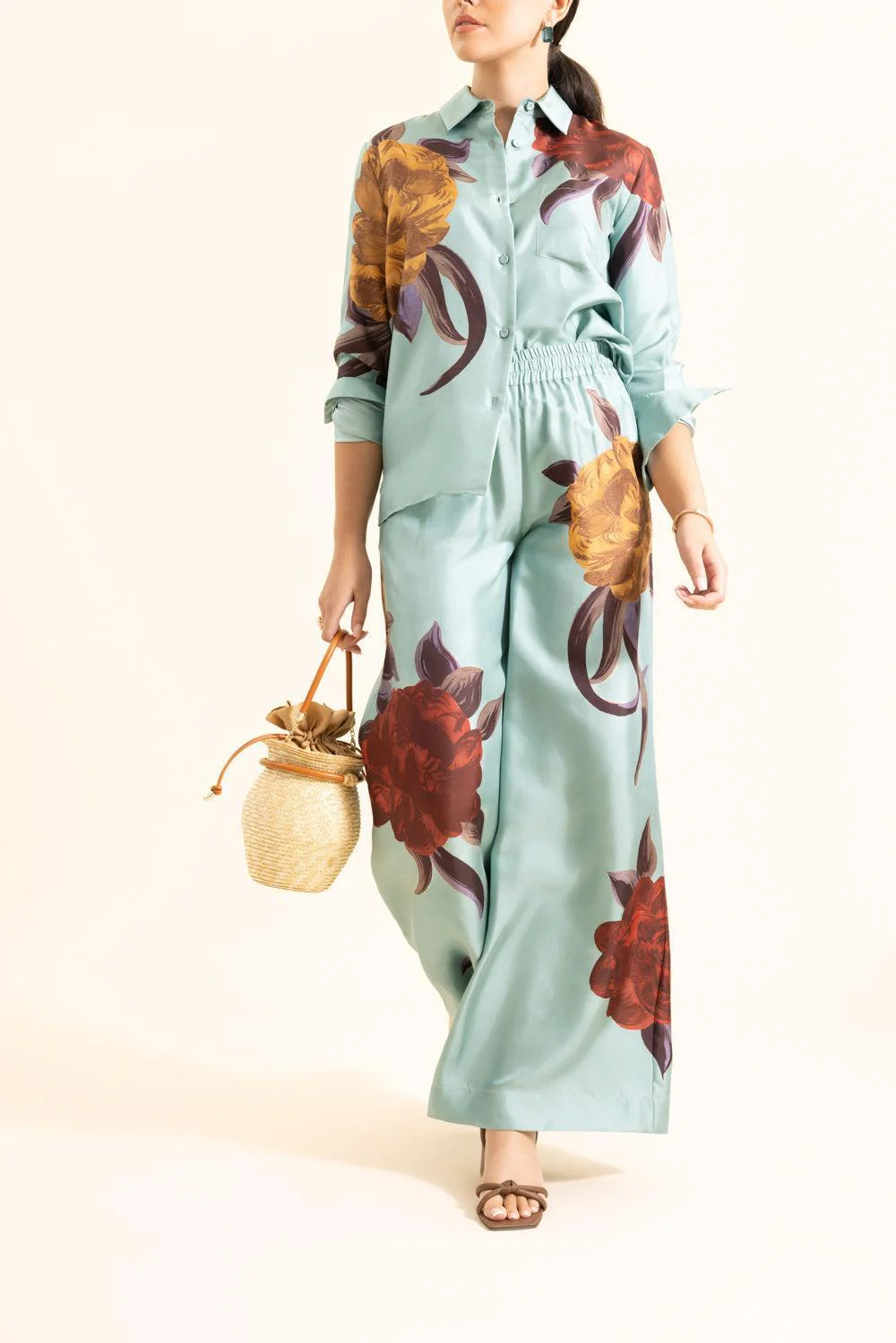 Palazzo Pants - Peony Placée - Image 2