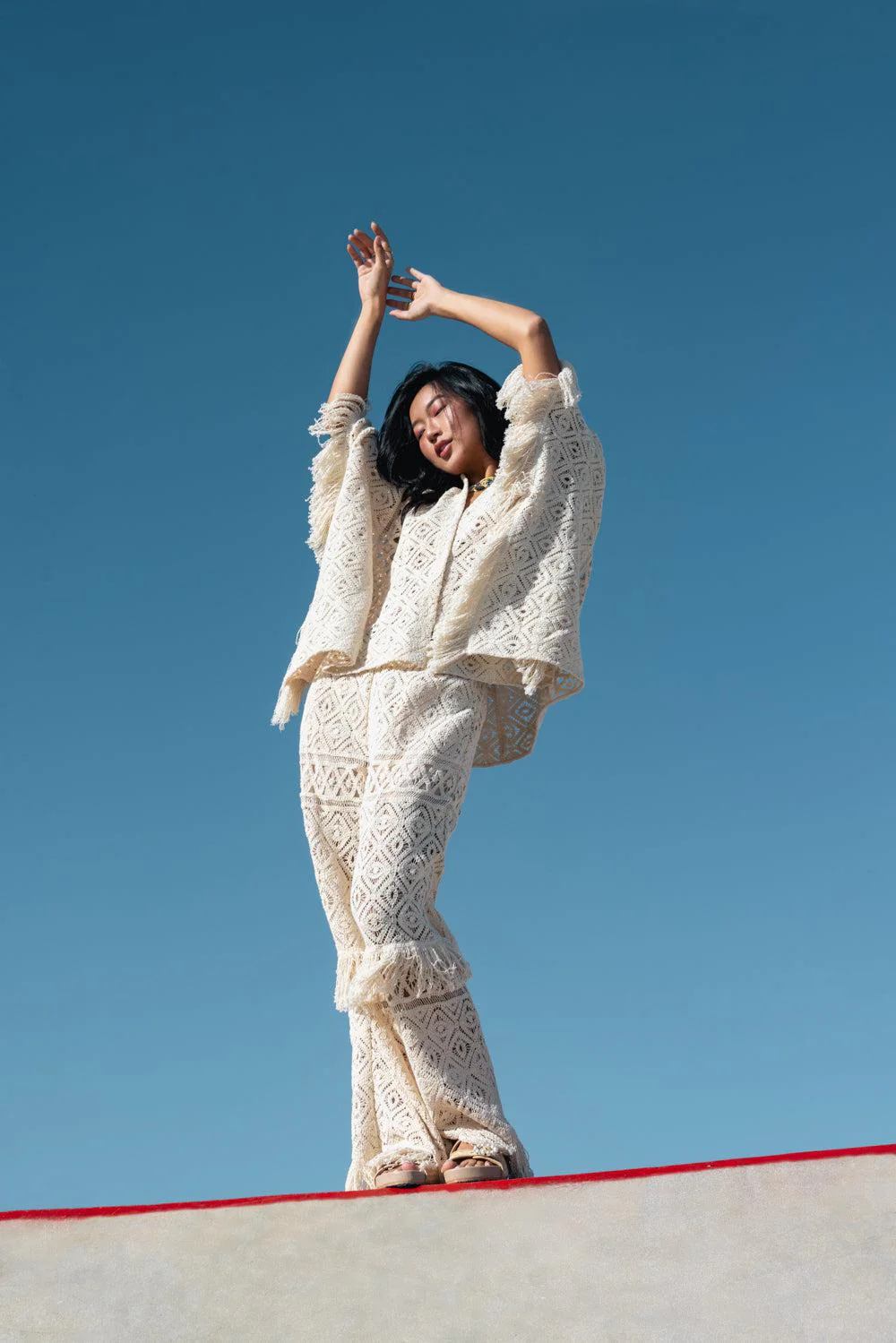 Palazzo Pants - Plaza Macrame - Image 7