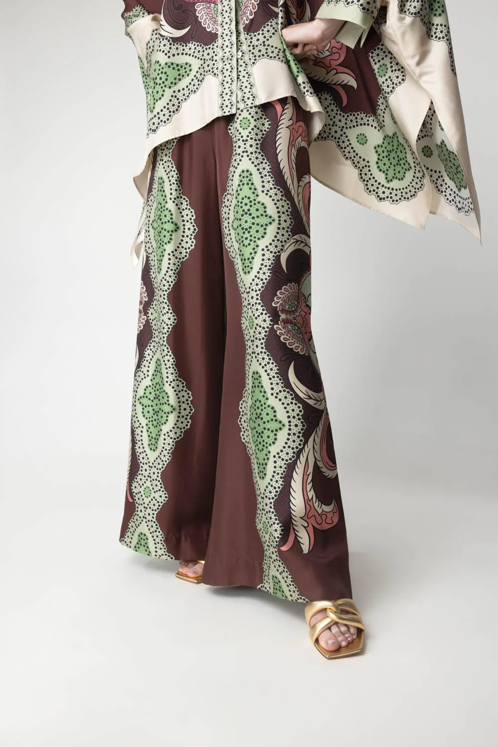 Palazzo Pants - Portal Placée Brown - Image 3