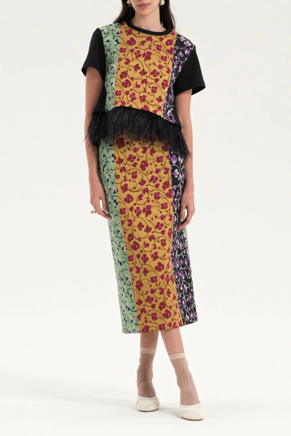 Pencil Midi Skirt - Image 2