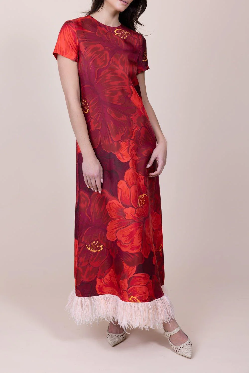 Swing Dress - Ruby Red - Image 2