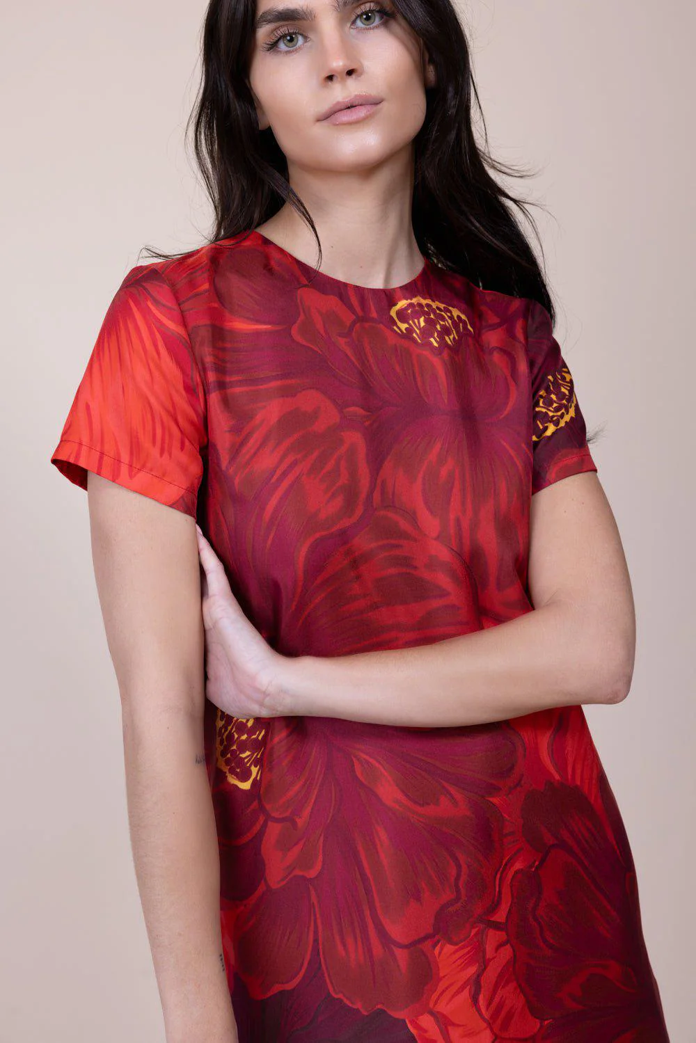 Swing Dress - Ruby Red - Image 5