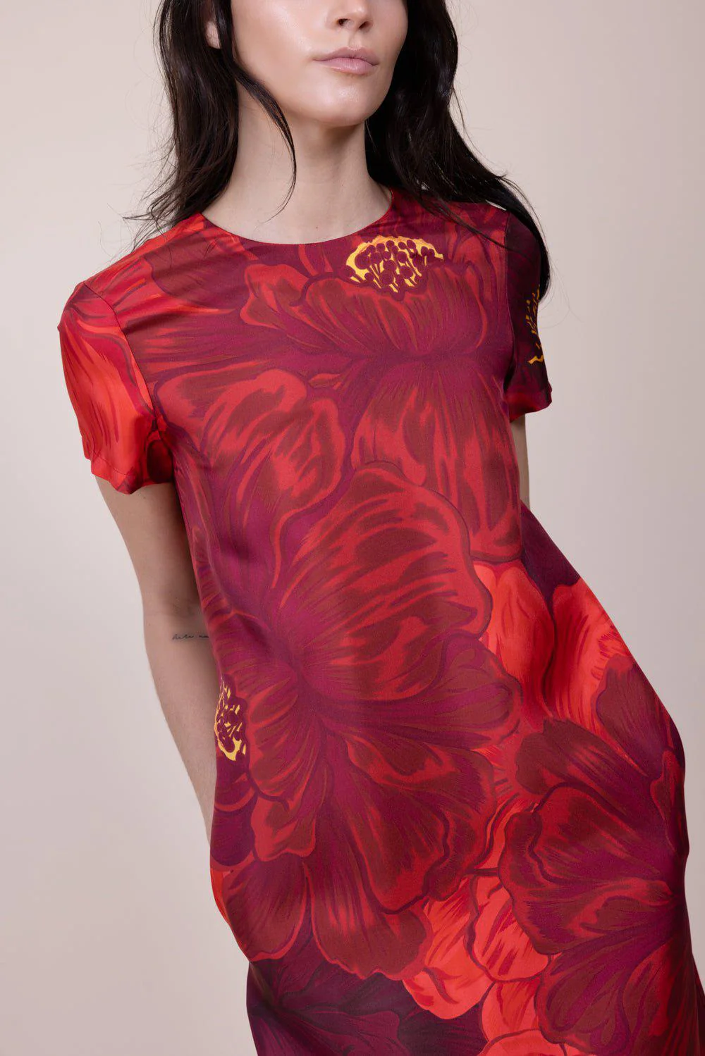 Swing Dress - Ruby Red - Image 6