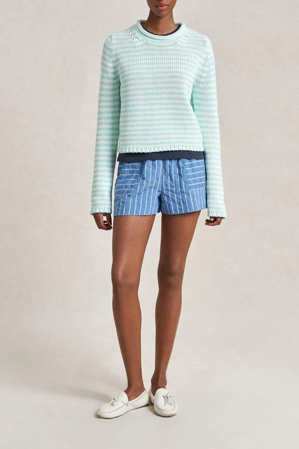 Fine Mini Stripe Sweater - Image 2