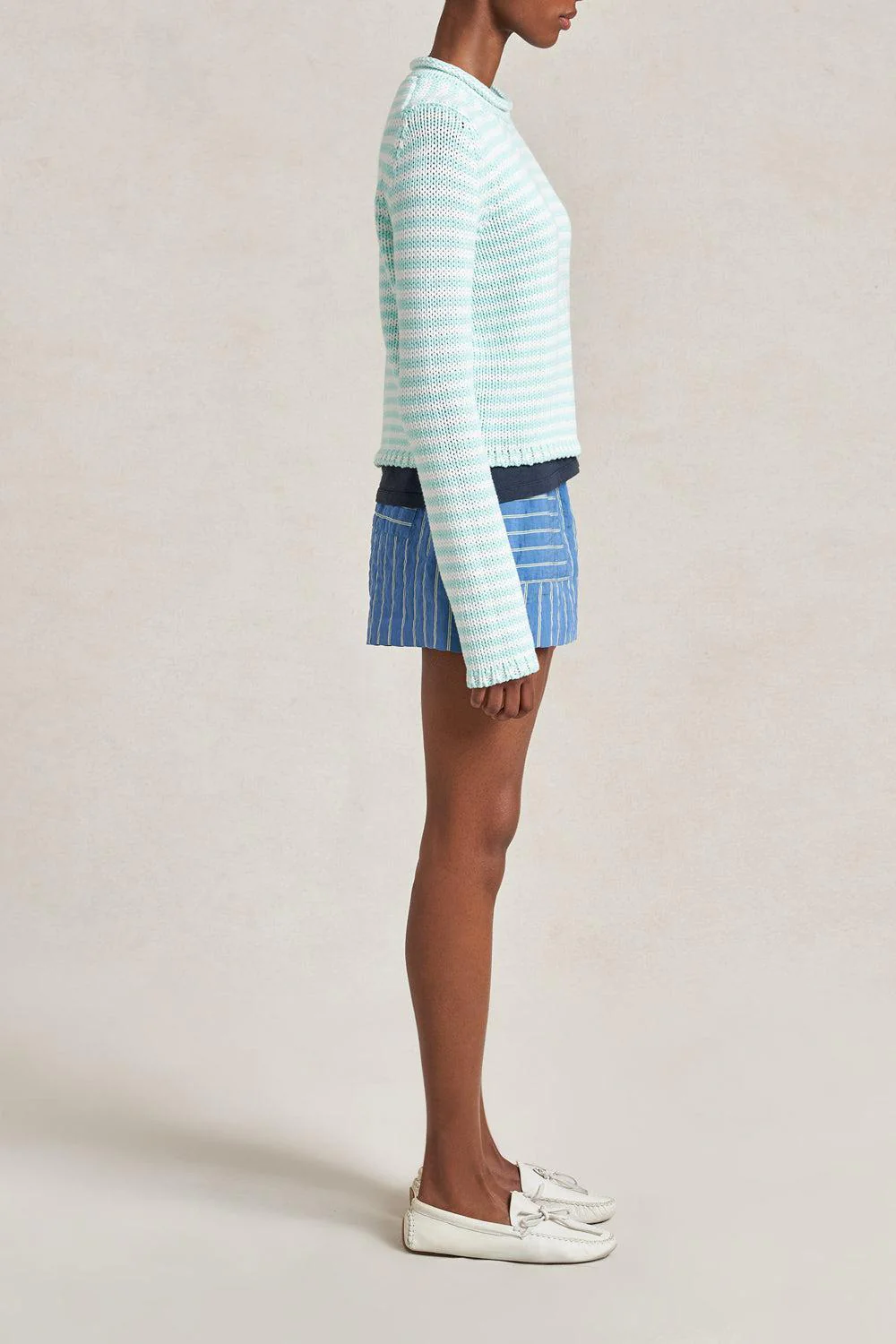 Fine Mini Stripe Sweater - Image 5