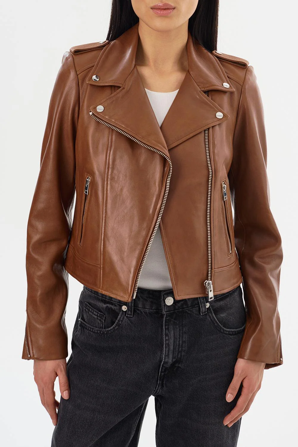Donna Leather Jacket - Image 3
