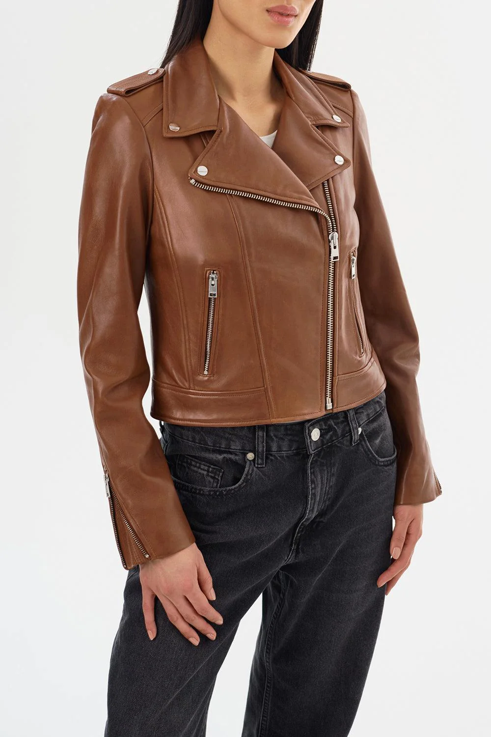 Donna Leather Jacket - Image 4