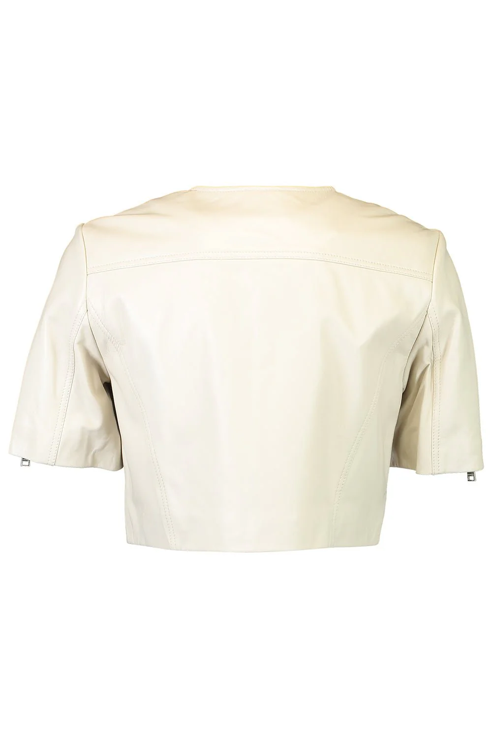 Kirsi Cropped Jacket - Bone - Image 8