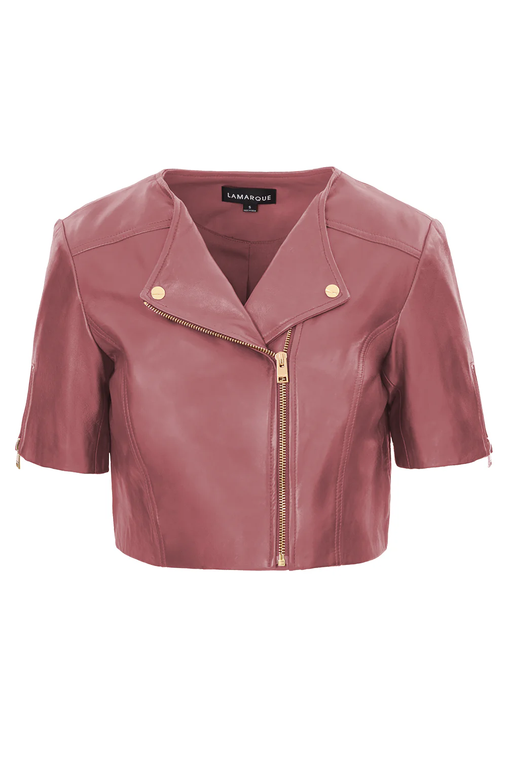 Kirsi Cropped Jacket - Deco Rose