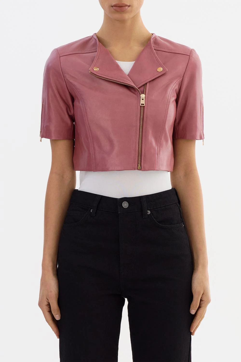Kirsi Cropped Jacket - Deco Rose - Image 2