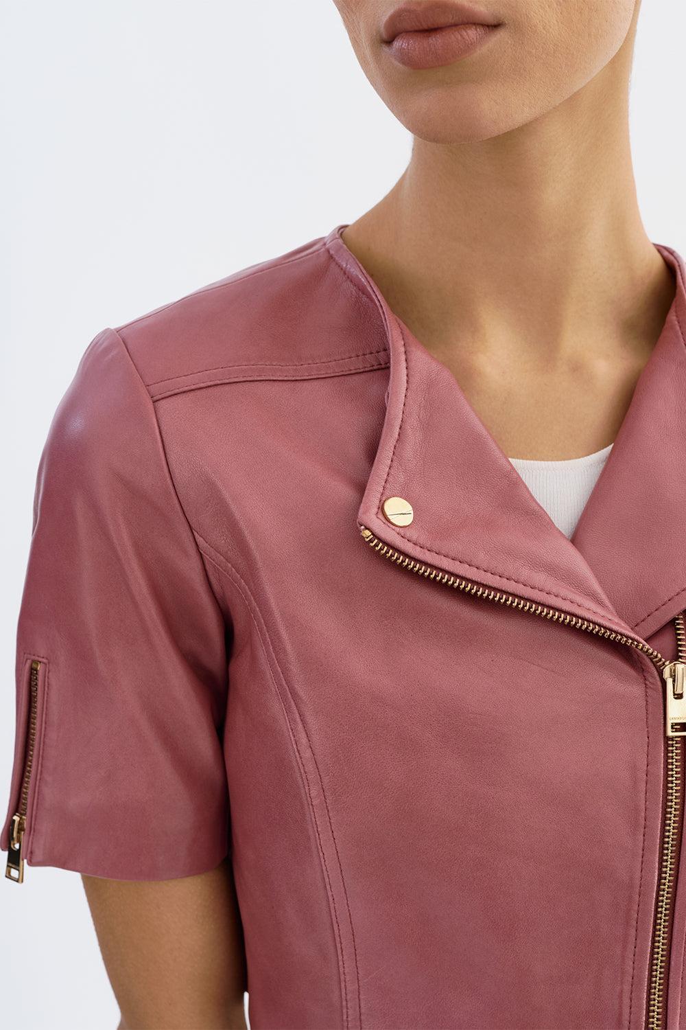 Kirsi Cropped Jacket - Deco Rose - Image 3