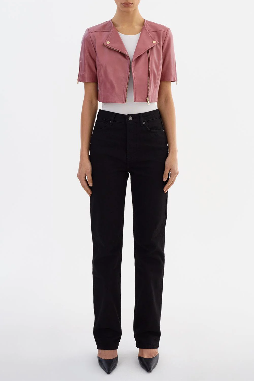 Kirsi Cropped Jacket - Deco Rose - Image 4
