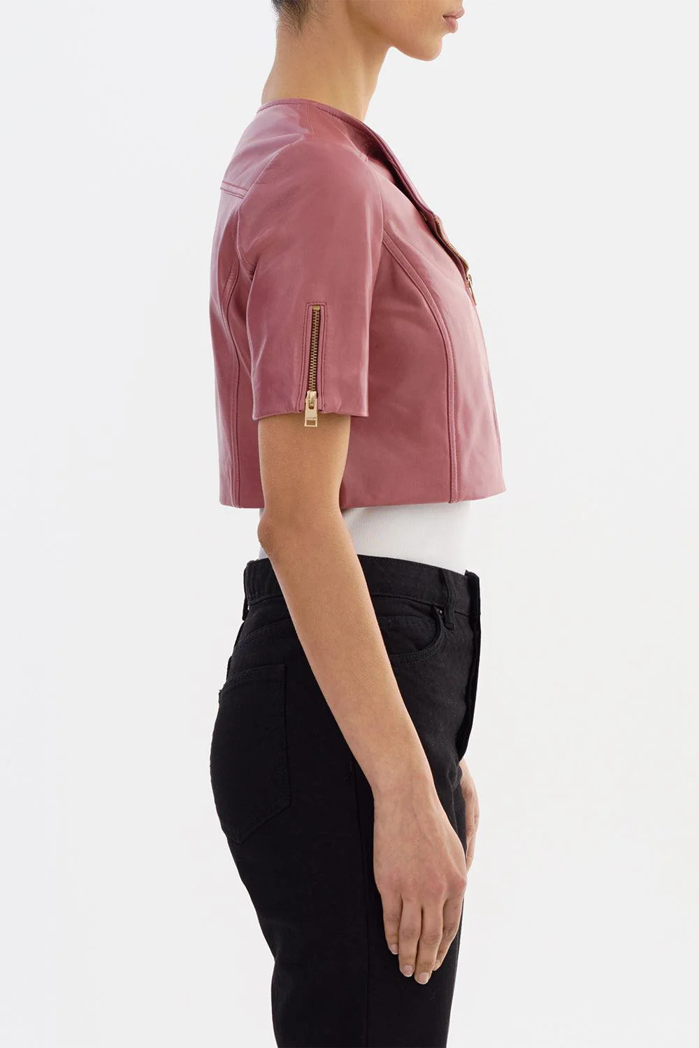 Kirsi Cropped Jacket - Deco Rose - Image 5