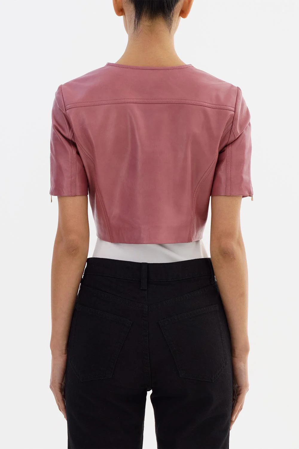 Kirsi Cropped Jacket - Deco Rose - Image 6