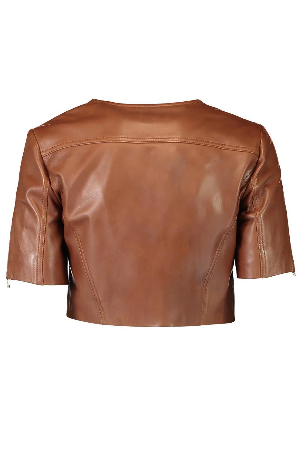 Kirsi Cropped Jacket - Luggage - Image 8