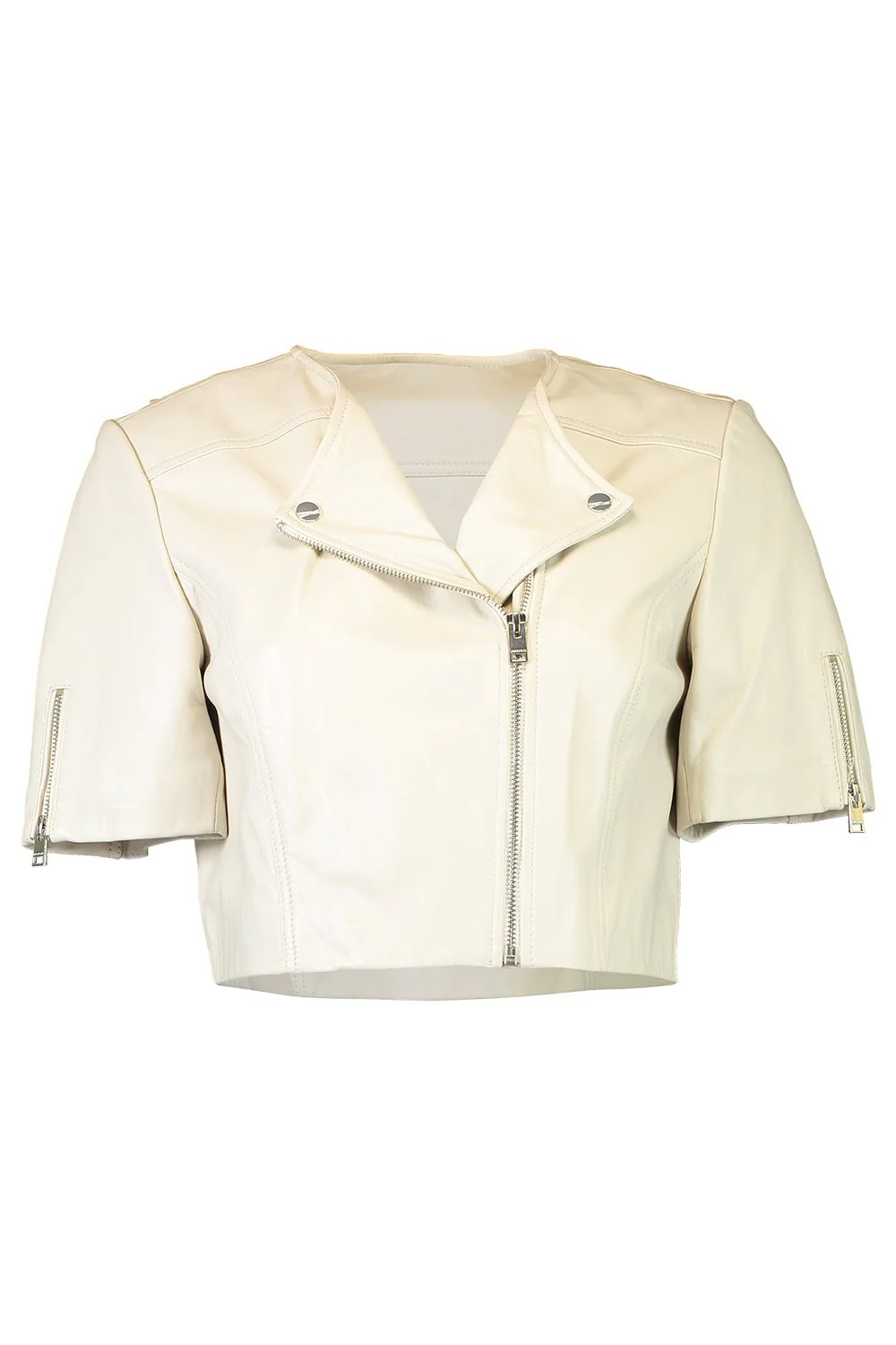 Kirsi Cropped Jacket - Winter White