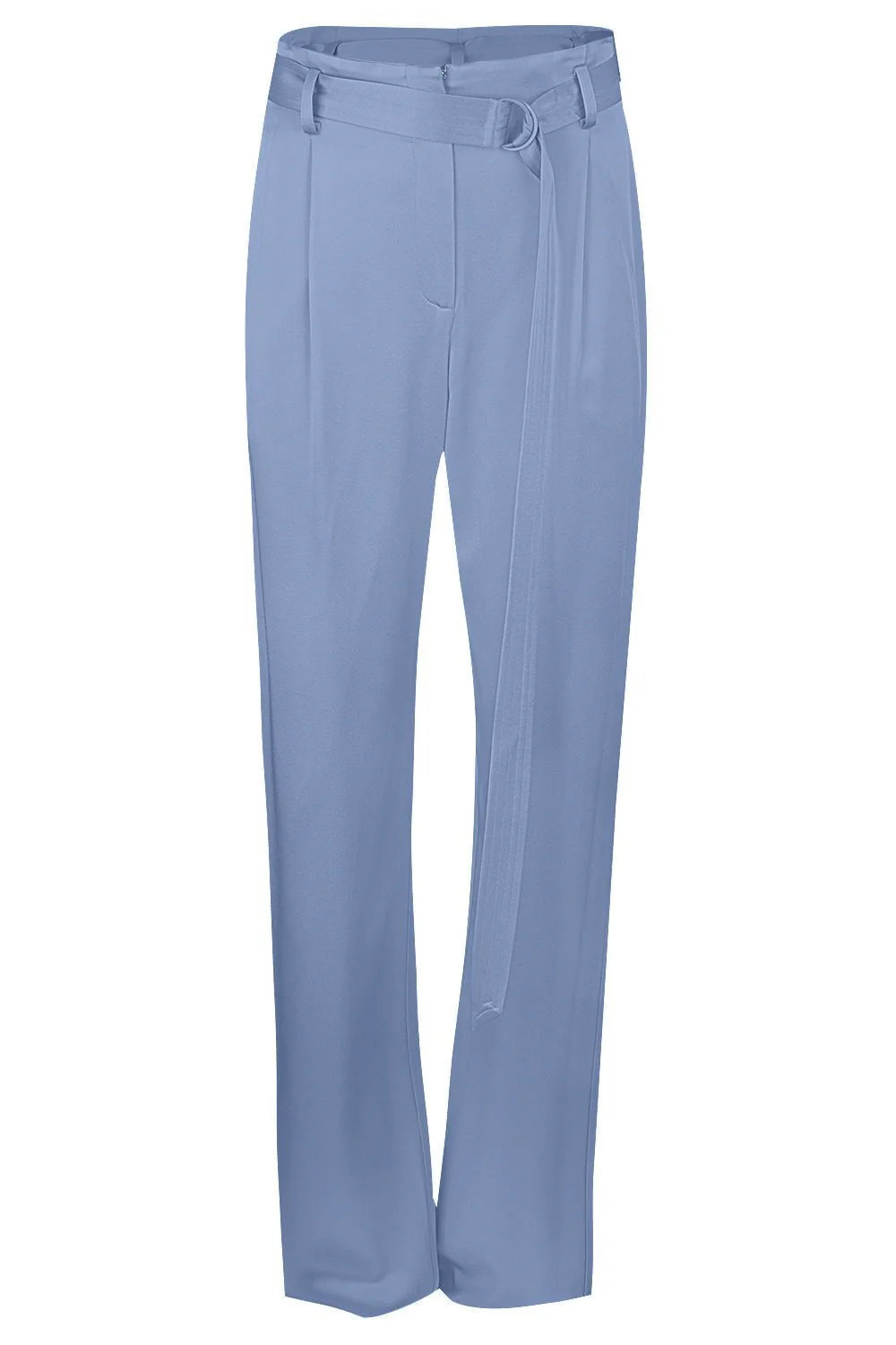 High Waisted Belt Pant - Dove