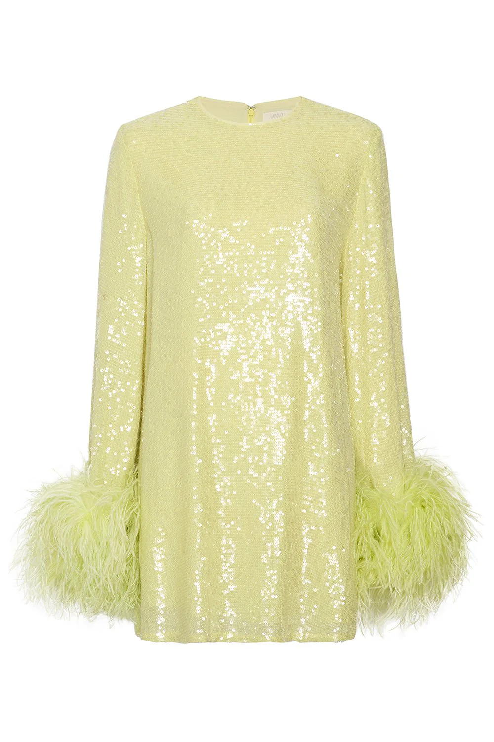 Ostrich Sleeve Shift Dress