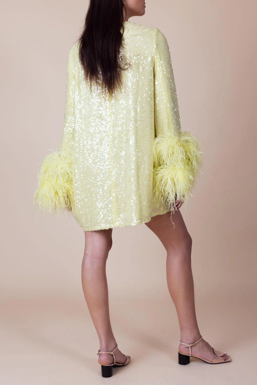 Ostrich Sleeve Shift Dress - Image 5