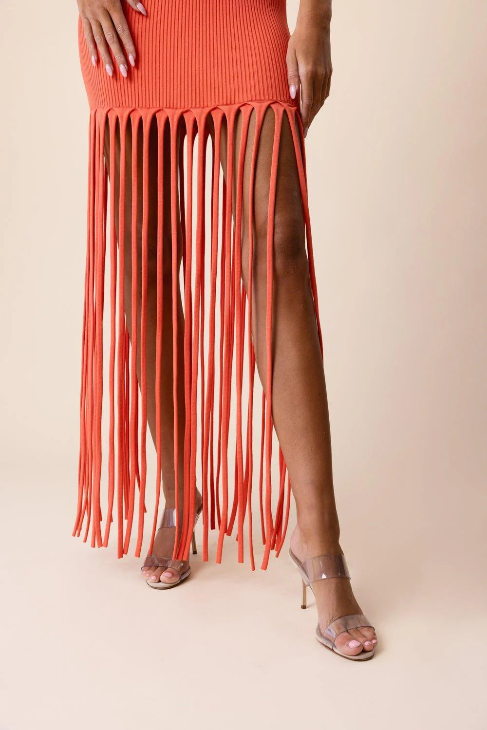 Ribbed Fringe Dress - Image 3